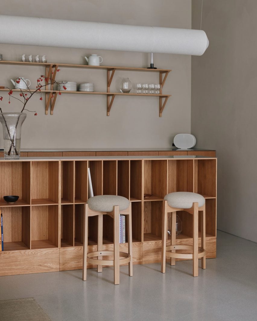 Kitchen corner in Tokyo showroom